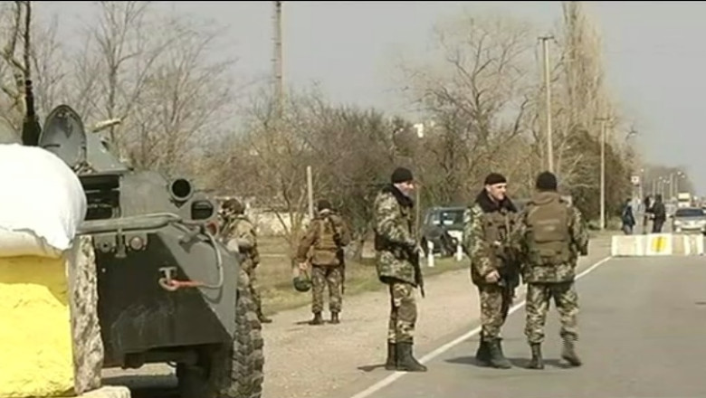 Incidente in Crimeea. Un soldat ucrainean a fost impuscat mortal Imagine