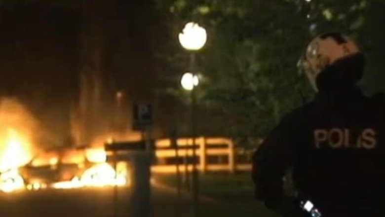 Incidente mai reduse in Suedia, in a saptea noapte consecutiva Imagine