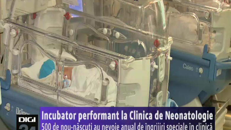 Incubator performant la Clinica de Neonatologie a Spitalului de Urgenta Craiova  Imagine