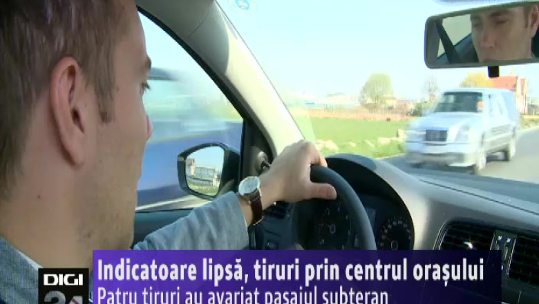 Indicatoare lipsa, tiruri prin centrul orasului. Patru tiruri au avariat pasajul subteran din Craiova   Imagine
