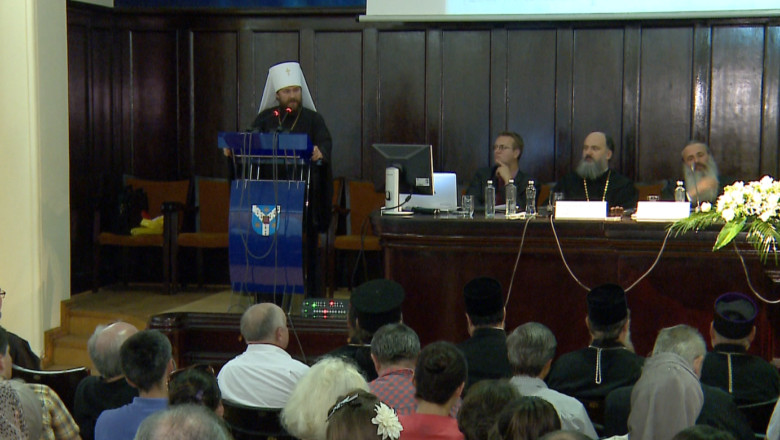 Influent cleric rus, in vizita la Iasi. Mitropolitul Ilarion Alfeyev a conferentiat la UAIC Imagine