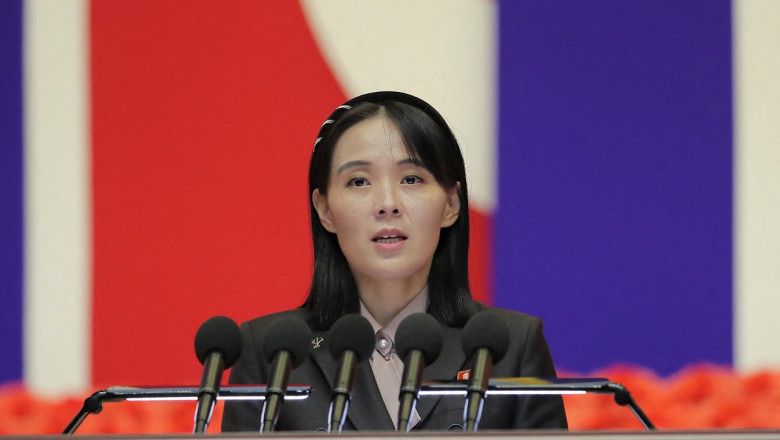 Influenta sora a lui Kim Jong-un se dezlantuie contra Seulului si ameninta cu furie contra "cainilor fideli ai SUA" Imagine
