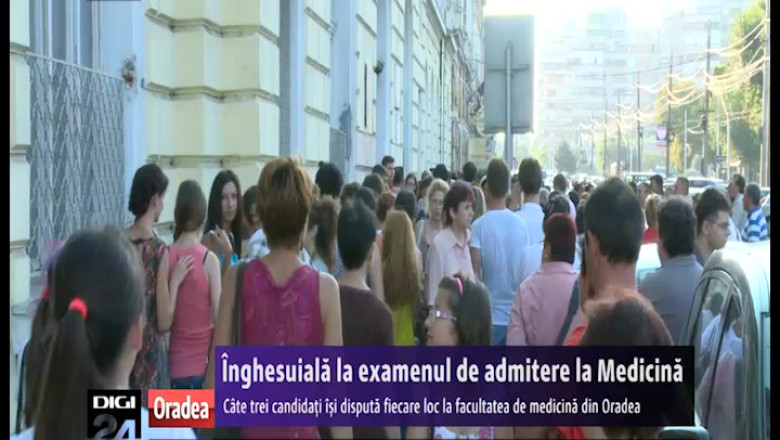 Inghesuiala la examenul de admitere la Medicina, in Oradea. Trei candidati, pe un loc Imagine