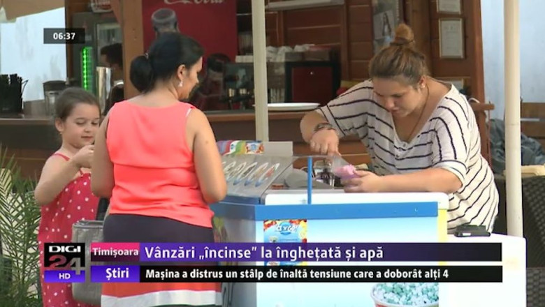 Inghetata! Apa! Solutii anticanicula folosite la greu de timisoreni Imagine