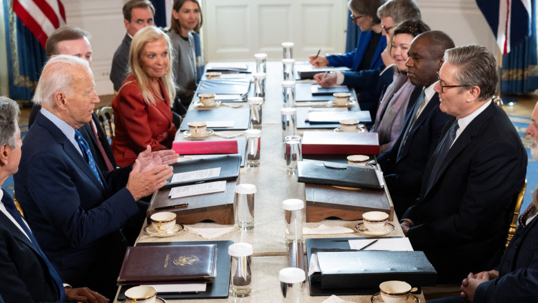 Ingrijorare la Washington. Presedintele SUA si premierul britanic au discutat despre armele primite de Rusia din Iran si Coreea de Nord Imagine