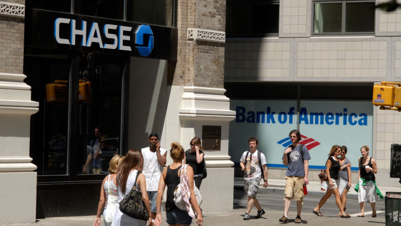 Ingrijorari printre marile banci. Directorii JPMorgan si Bank of America au discutat cu alti sefi din domeniu despre tarifele lui Trump Imagine