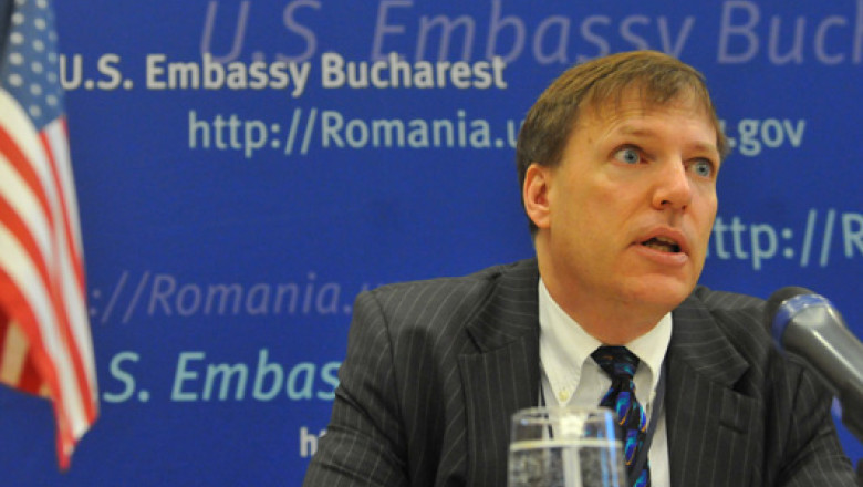 Insarcinatul cu afaceri al SUA discuta cu V. Ponta, in contextul dislocarii militarilor americani Imagine