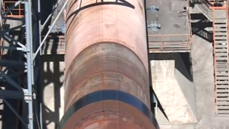 Instalatie unica la o fabrica de ciment din vestul tarii. Emisiile de dioxid de carbon vor fi cu mult reduse Imagine