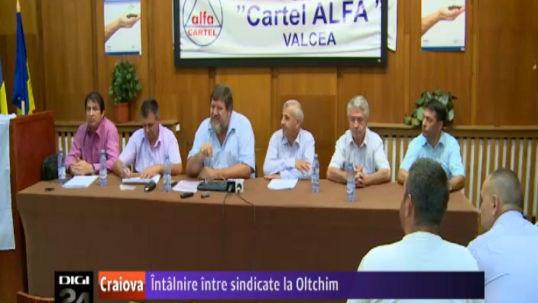 Intalnire intre sindicate, la Oltchim Ramnicu Valcea Imagine