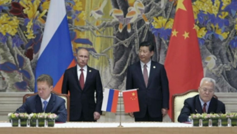 INtELEGERE PENTRU GAZE. Moscova si Beijing au semnat un memorandum, nu un contract Imagine