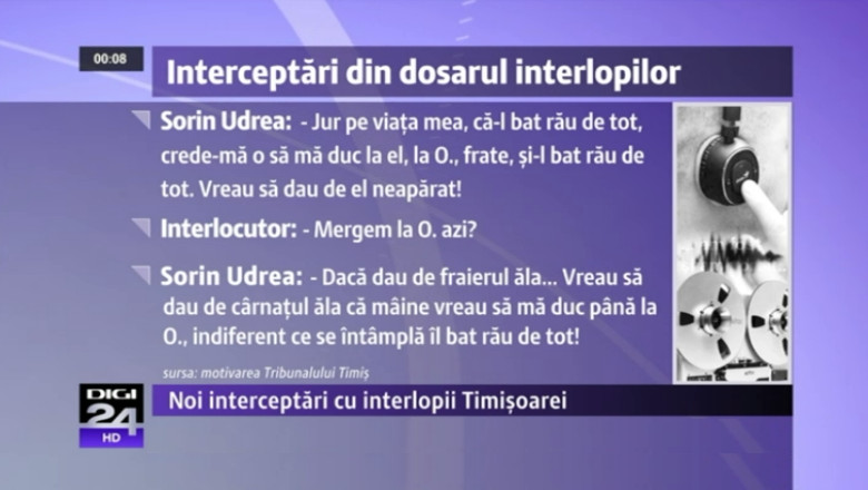Interceptari in dosarul interlopilor condusi de Sorin Udrea: Santaj, violenta fizica si amenintari Imagine