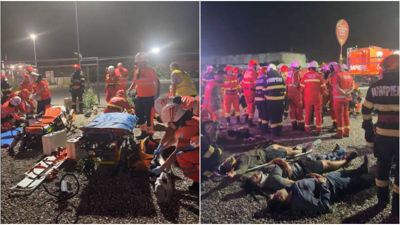 Interventie de amploare in Gara Basarab: simulare de accident feroviar in cadrul exercitiului „Seism 2025” Imagine