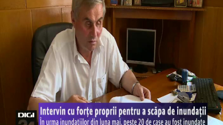 Intervin cu forte proprii pentru a scapa de inundatii Imagine