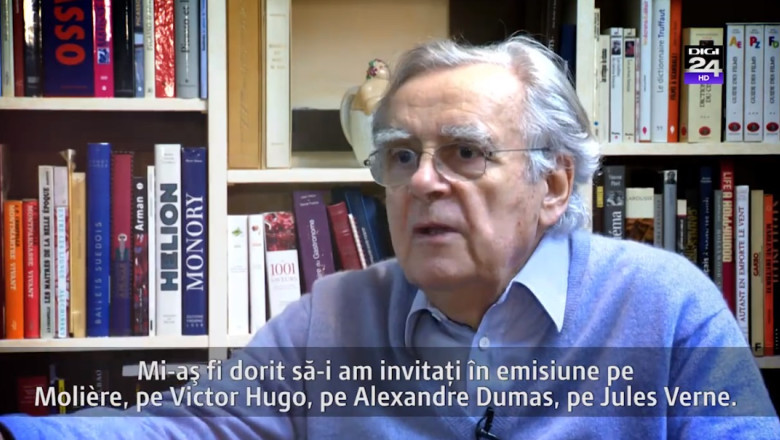 INTERVIU. Bernard Pivot: „Mi-as fi dorit sa ii am in emisiune pe Voltaire sau pe Moliere. Am venit pe lume prea tarziu” Imagine