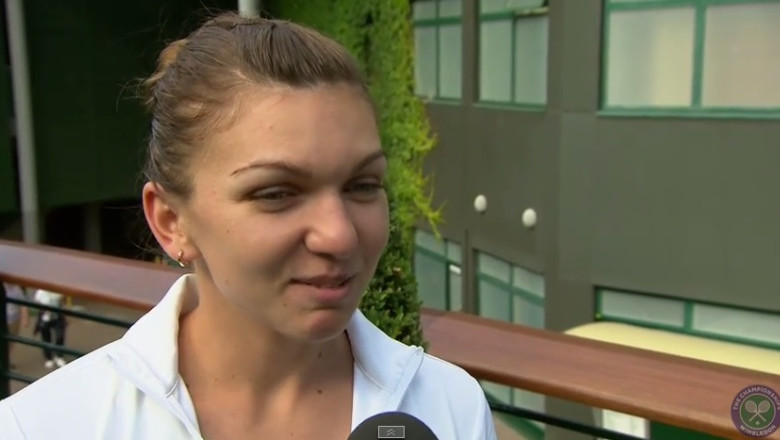 INTERVIU Simona Halep la Wimbledon: Imi plac clatitele, Range Rover Sport si Gerard Butler  Imagine
