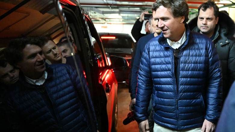 Interviul controversatului Tucker Carlson cu Vladimir Putin starneste furie in presa din SUA si Europa Imagine