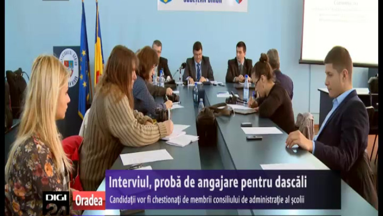 Interviul, proba de angajare pentru dascali Imagine