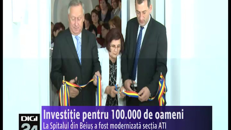 Investitie pentru 100.000 de oameni. La Spitalul din Beius a fost modernizata sectia ATI Imagine