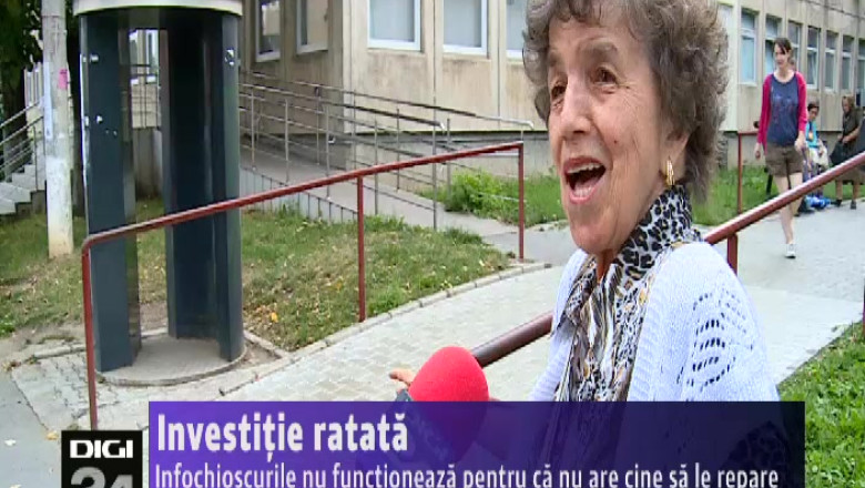 Investitie ratata. Infochioscurile nu functioneaza pentru ca nu are cine sa le repare Imagine