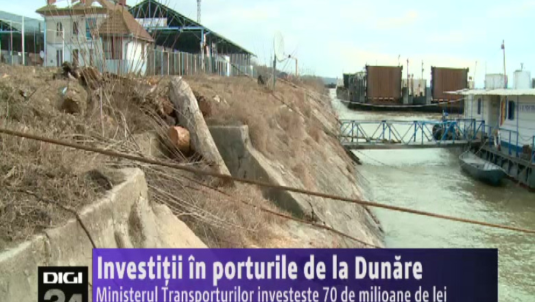 Investitii in porturile de la Dunare Imagine