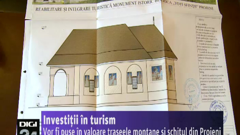 Investitii in turism. Vor fi puse in valoare traseele montane si schitul din Proieni Imagine