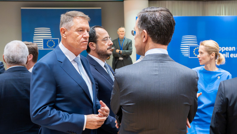Iohannis a cerut la Consiliul European o viziune de securitate care sa cuprinda intreaga regiune a Marii Negre, inclusiv R. Moldova Imagine