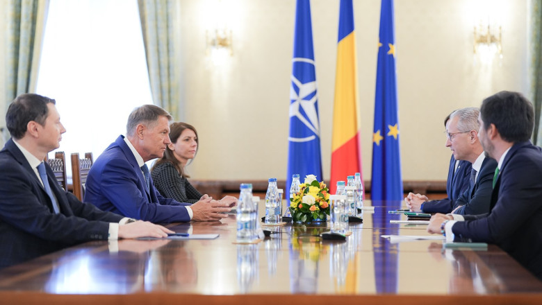 Iohannis a cerut OMV inceperea cat mai rapida a exploatarilor offshore din Marea Neagra Imagine