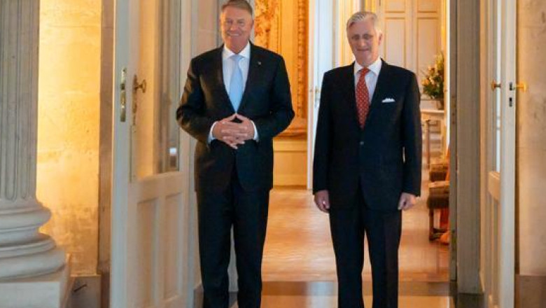 Iohannis, discutii cu Regele Filip al Belgiei despre cooperarea bilaterala, razboiul din Ucraina si criza din Orientul Mijlociu Imagine