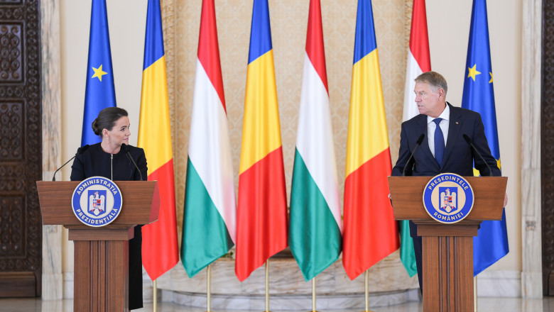 Iohannis: E interesul nostru ca drepturile minoritatii maghiare sa fie respectate. Am convenit ca e bine sa foloseasca si limba romana Imagine