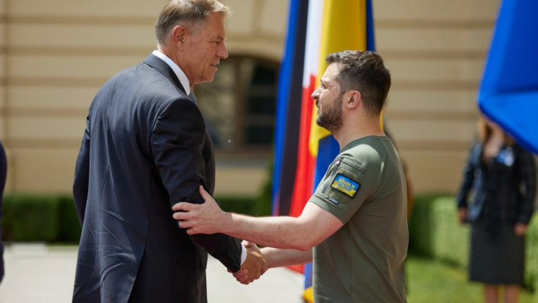 Iohannis i-a scris lui Zelenski de Ziua Ucrainei: Romania va fi alaturi cat va fi nevoie, pana la victorie si eliberarea teritoriului Imagine