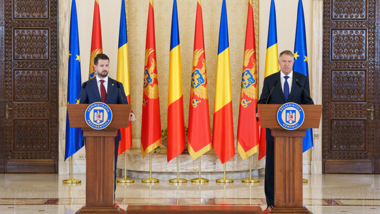 Iohannis l-a primit pe presedintele Muntenegrului: L-am felicitat pentru progresele de pe calea reformelor in procesul de aderare la UE Imagine