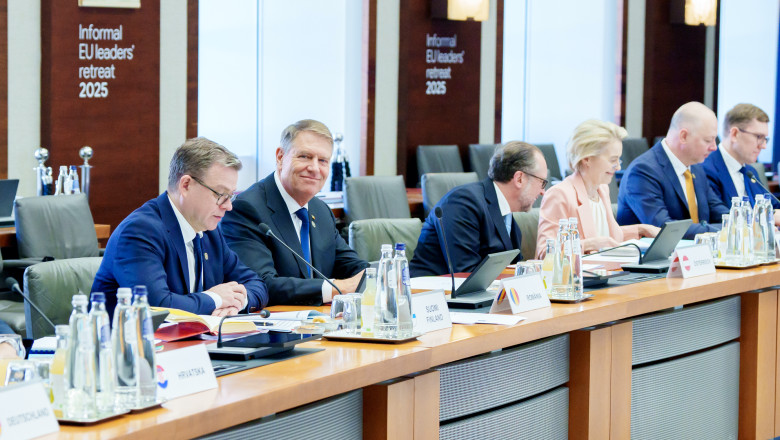 Iohannis, la reuniunea informala a liderilor UE. Securitatea si apararea europeana, principala tema de discutii Imagine