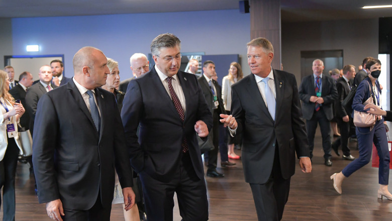 Iohannis, la Summitul Initiativei celor Trei Mari: Romania va analiza toate posibilitatile prin care Initiativa poate ajuta Ucraina Imagine