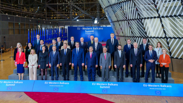 Iohannis, la Summitul UE – Balcanii de Vest: Contextul geopolitic impune „solidaritate si unitate din partea partenerilor like-minded” Imagine