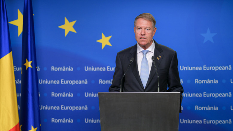 Iohannis: Ma bucur ca eforturile Romaniei de a considera gazul si energia nucleara parte a decarbonizarii s-au reflectat in decizia PE Imagine