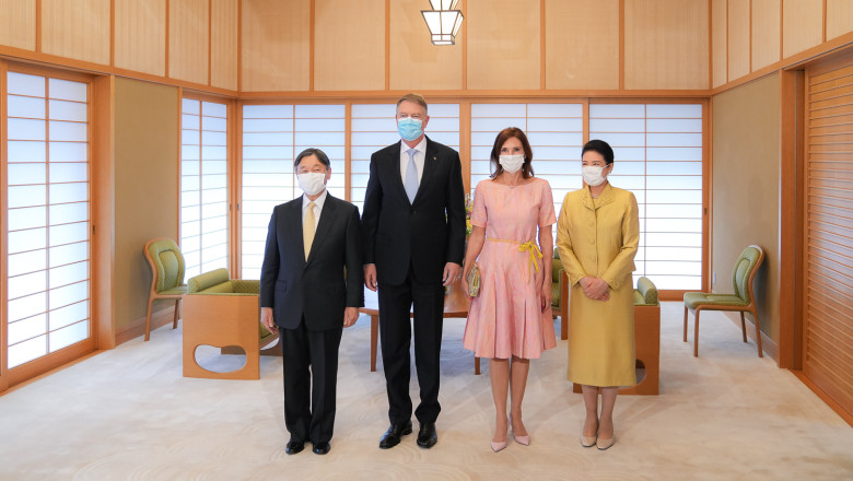 Iohannis, primit de Imparatul Naruhito al Japoniei: Relatiile de un secol dintre Romania si Japonia au capatat o dimensiune strategica Imagine