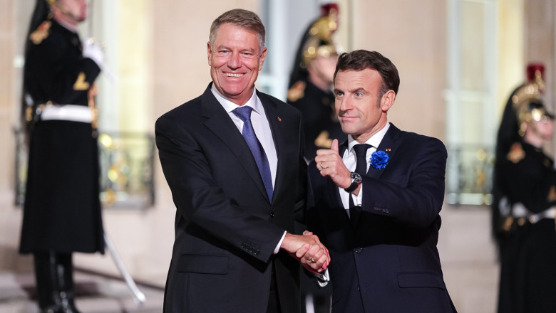 Iohannis s-a intalnit cu Macron: „Franta e un sustinator al aderarii Romaniei la Spatiul Schengen” Imagine