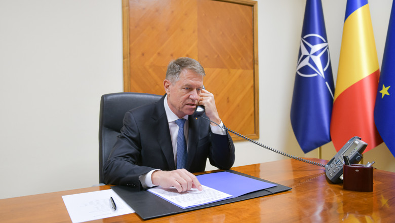Iohannis si Zelenski au vorbit la telefon. Presedintele Ucrainei a multumit „in mod deosebit” pentru „sprijinul valoros” Imagine