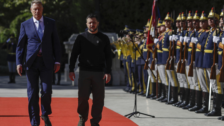 Iohannis si Zelenski cer Guvernelor sa rezolve problema distinctiei artificiale dintre limba romana si moldoveneasca Imagine
