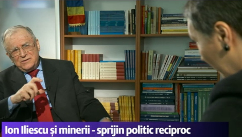 Ion Iliescu, despre mineri, Piata Universitatii si TVR in 1990: „Pai ce interes aveam noi sa....Starea de spirit din tara nu corespundea acestei manifestari” Imagine