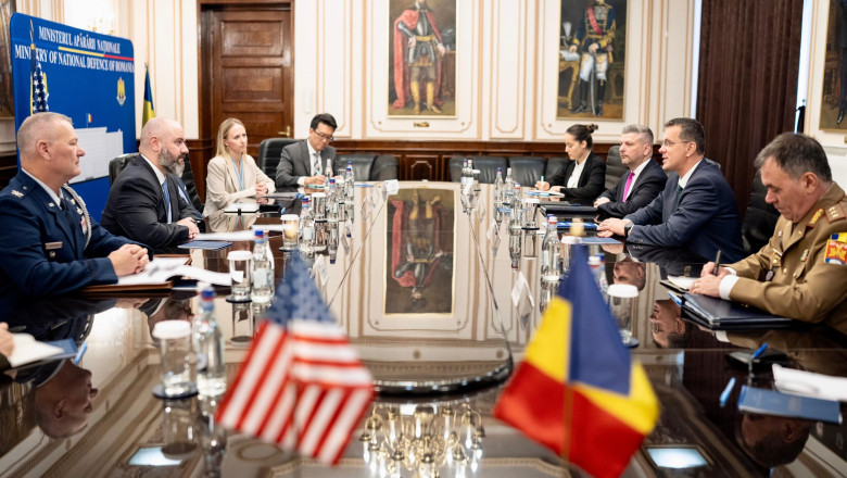 Ionut Mosteanu, intalnire cu reprezentanti ai Departamentului de Aparare al SUA. Care au fost subiectele abordate Imagine