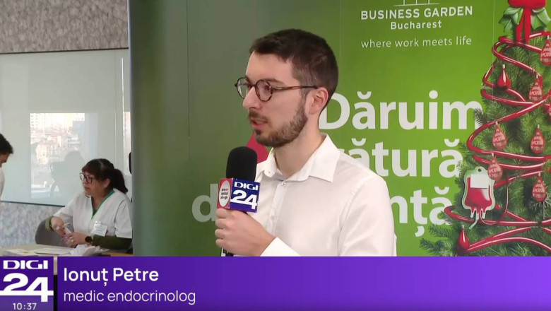 Ionut Petre, medic endocrinolog: Eu vad atat donarea de sange, cat si donarea de celule stem ca o datorie civica, a noastra, a tuturor Imagine