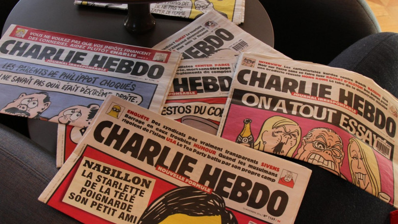 Iranul inchide un institut francez dupa publicarea unor caricaturi considerate insultatoare in revista Charlie Hebdo Imagine