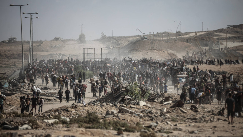 Israel si Hamas au semnat in Egipt acordul de incetare a focului in Gaza si de eliberare a ostaticilor Imagine