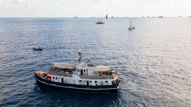 Israelul a interceptat o noua flotila cu ajutor umanitar pentru Gaza: „O alta incercare inutila” Imagine