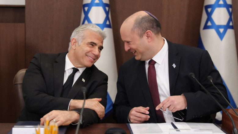 Israelul, in criza politica, convoaca din nou alegeri anticipate. Ministrul de externe Yair Lapid devine prim-ministru Imagine