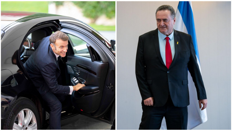 Israelul va lua masuri impotriva lui Emmanuel Macron din cauza interdictiei de participare a companiilor israeliene la targuri navale Imagine