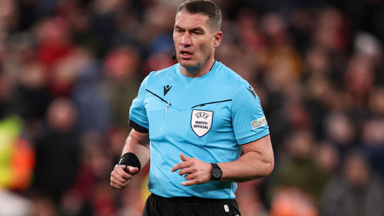 Istvan Kovacs, al 3-lea roman delegat la o finala Champions League. Ce au in comun cele trei dueluri pentru trofeu arbitrate de el Imagine