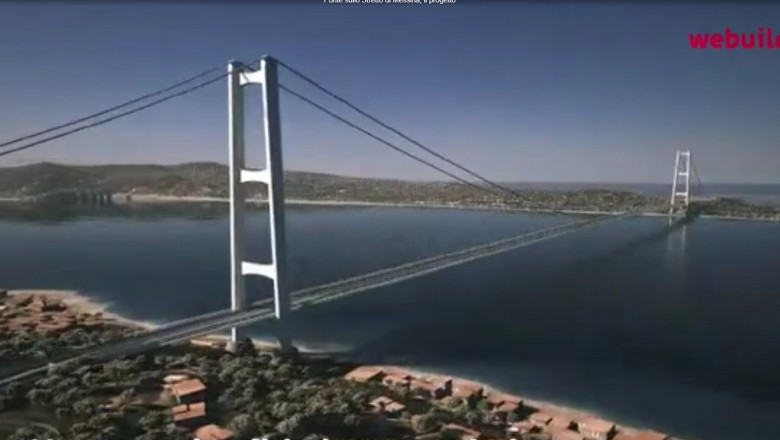 Italienii vor sa construiasca un pod de trei ori mai lung decat Golden Gate din San Francisco, ca sa lege Sicilia de continent Imagine