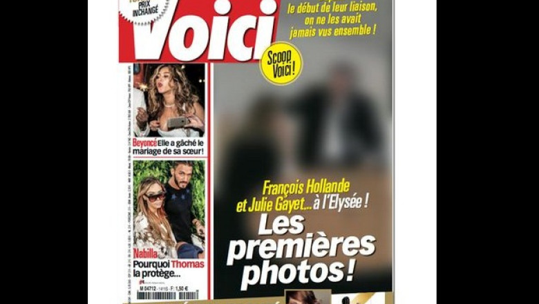 Iubita presedintelui francez s-a instalat la Elysee Imagine